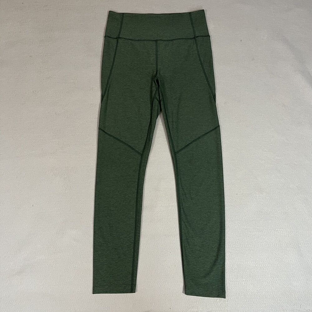 Outdoor Voices Womens Hunter 3/4 Leggings Medium M Warmup Green